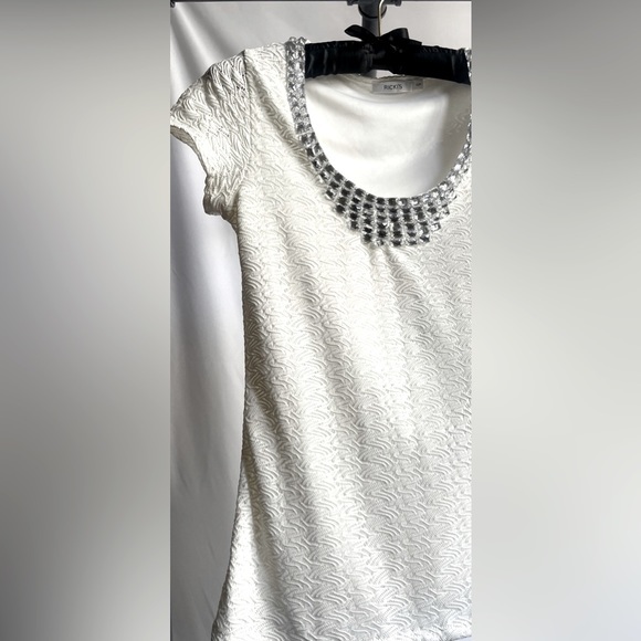 RICKI’S CRYSTAL TOP SIZE S - Picture 1 of 3